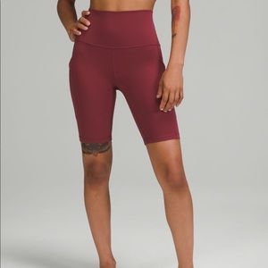 Lululemon Align HR Short, Mulled Wine, 8”
